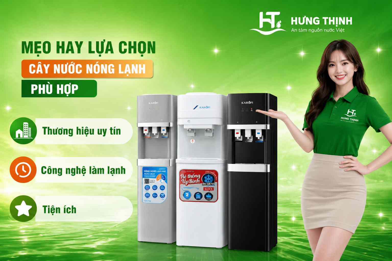 Mẹo hay lựa chọn cây nước nóng lạnh phù hợp&nbsp;